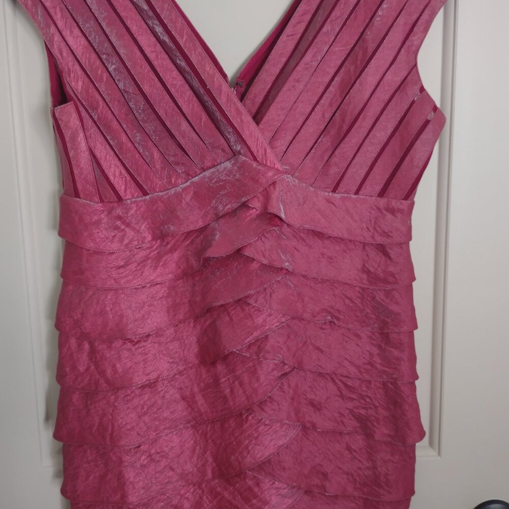 Adrianna Papell Formal Red Mini Dress Size 12